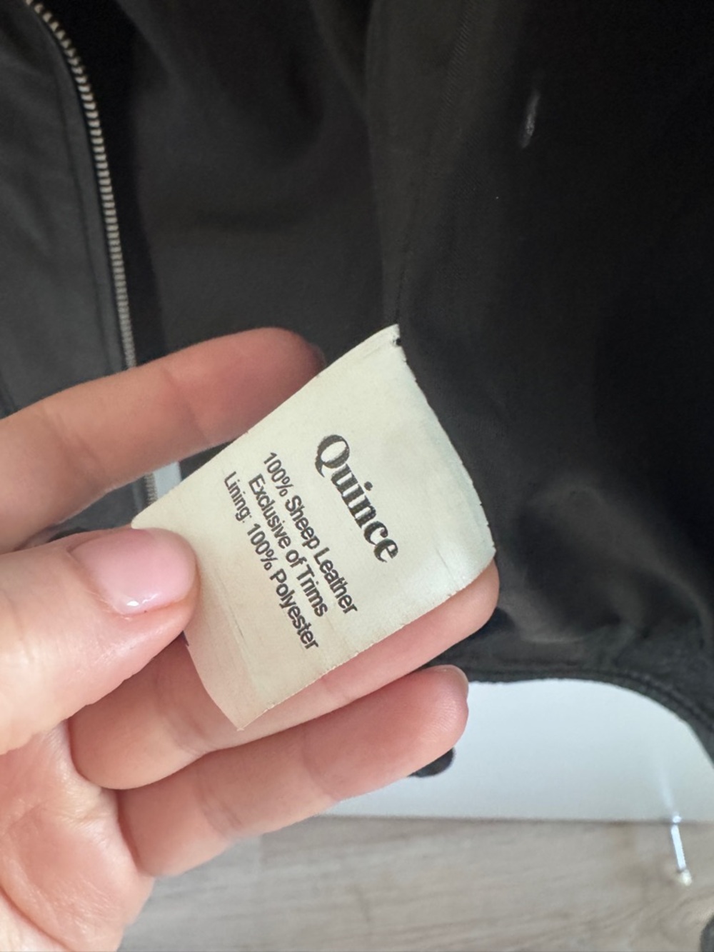 Quince 100% Leather Motorcycle Jacket - Picture 4 of 5